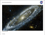 Small image of M31 Andromeda Galaxy litho