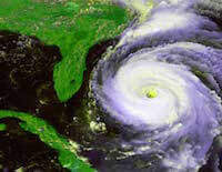Imagen de un huracán.